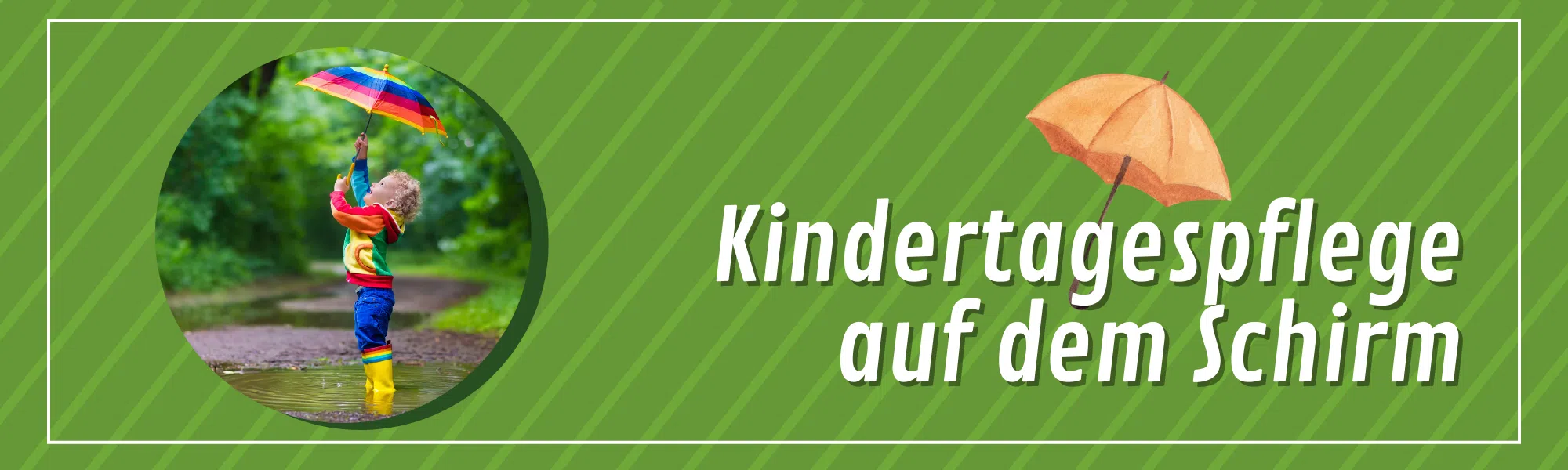 Kindertagespflege Heidenheim - Aktuelles - Aktionstag Kindertagespflege auf dem Schirm